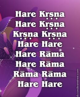 Hare Krishna Maha Mantra in Portuguese 012