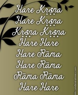 Hare Krishna Maha Mantra 168